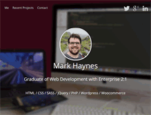 Tablet Screenshot of markhaynes.me